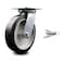 Service Caster 8 Inch Heavy Duty Rubber on Aluminum Caster with Roller Bearing and Swivel Lock SCC-35S820-RAR-BSL - alternate 1